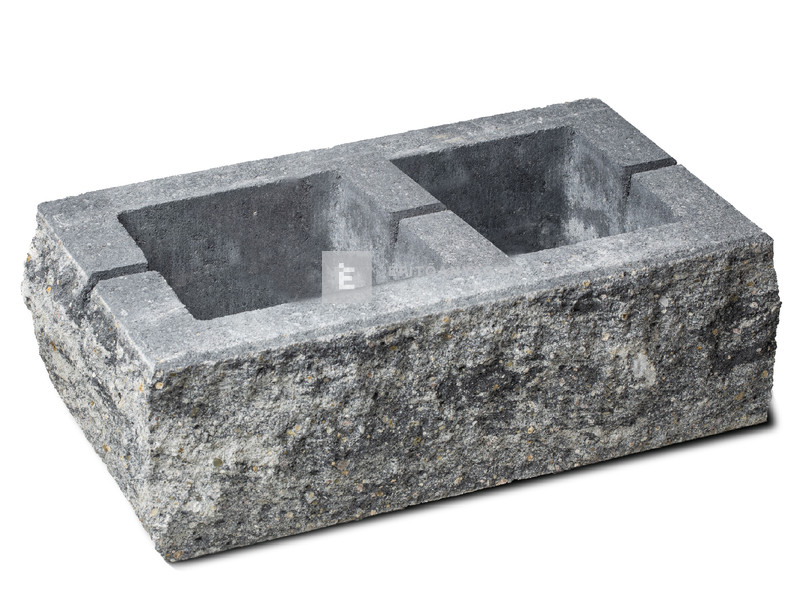 Viastein Via+ Avangard OE1 Oszlopelem, antracit fehér árnyalt 16x30x50 cm