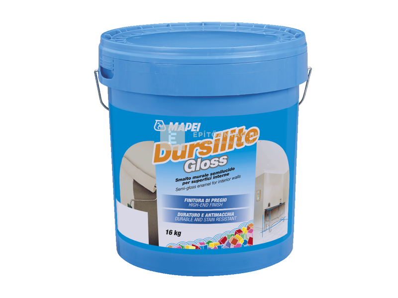 Mapei Dursilite Gloss mosható beltéri falfesték fehér 16 kg