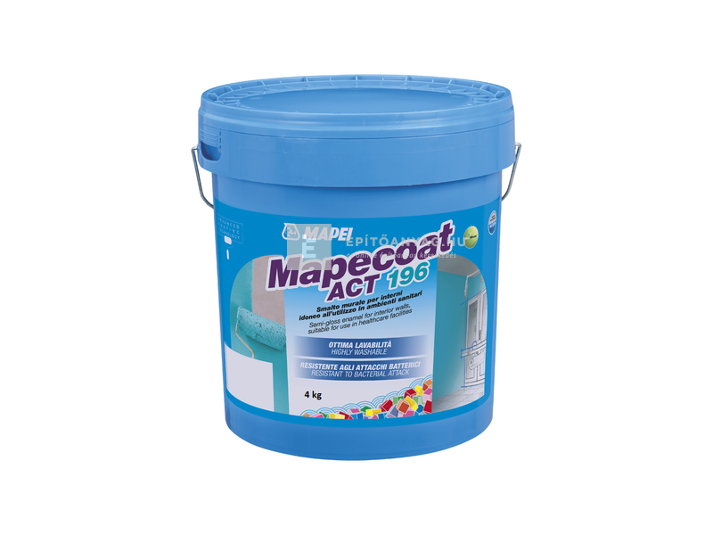 Mapei Mapecoat ACT 196 beltéri falfesték fehér 4 kg