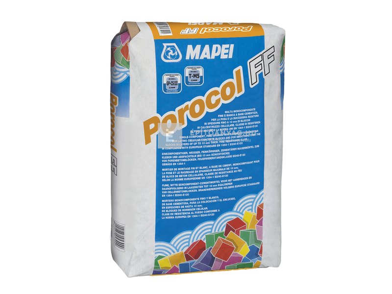Mapei Porocol FF ragasztó- és simítóhabarcs pórusbetonhoz 25 kg