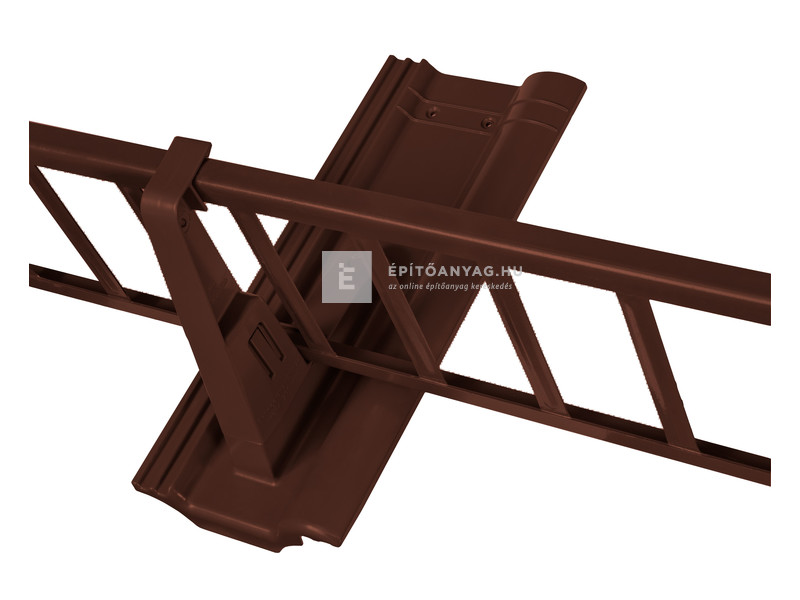 Bramac hófogórács, 2 összekötő idommal sötétbarna 20x300 cm