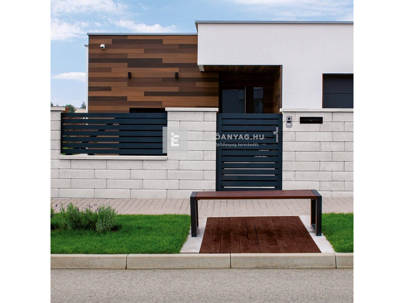 Semmelrock Rivago Kerítéselem félkő törtfehér 20x20x16 cm