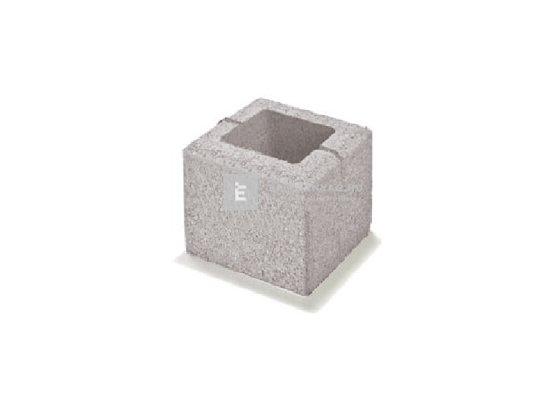 Semmelrock Rivago Kerítéselem félkő törtfehér 20x20x16 cm