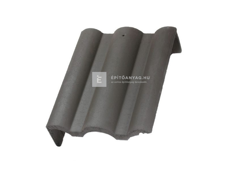 Terrán Danubia félnyeregtető szegélycserép bal Elegant antracit