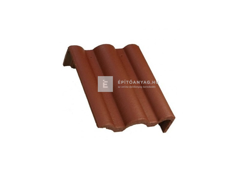 Terrán Danubia félnyeregtető szegélycserép jobb Elegant sötétbarna