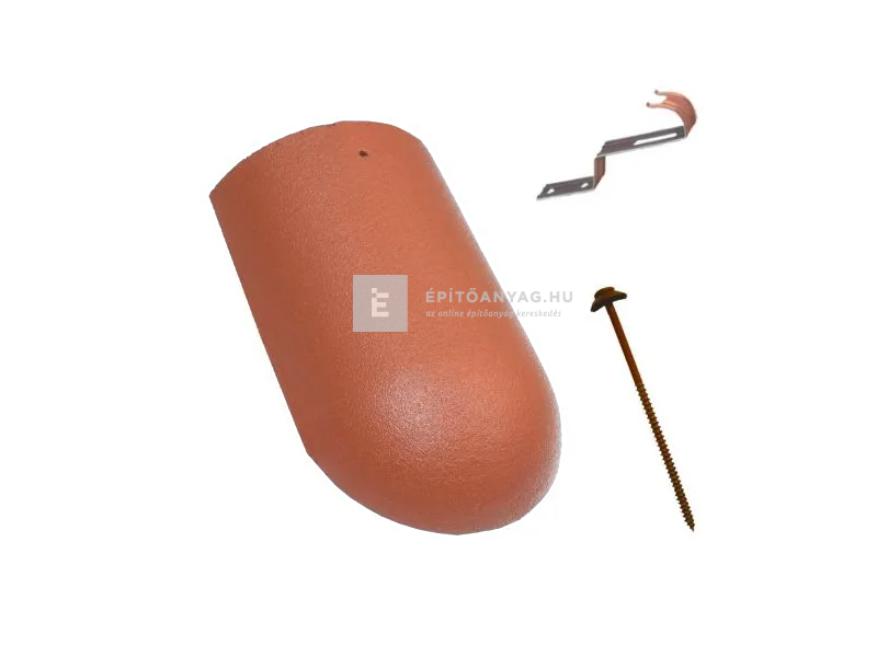 Terrán Renova Plus kezdő kúpcserép ColorSystem tégla (rögzítővel és csavarral)