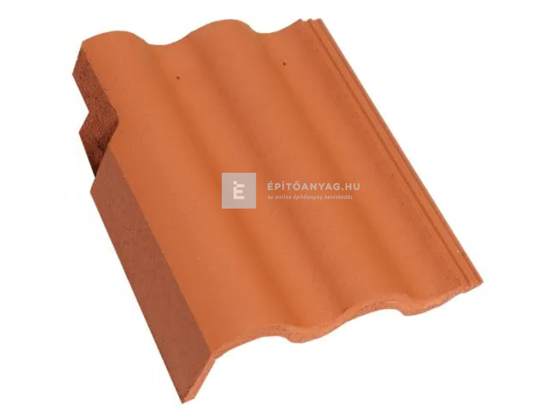 Terrán Synus szegélycserép bal ColorSystem mogyoróbarna