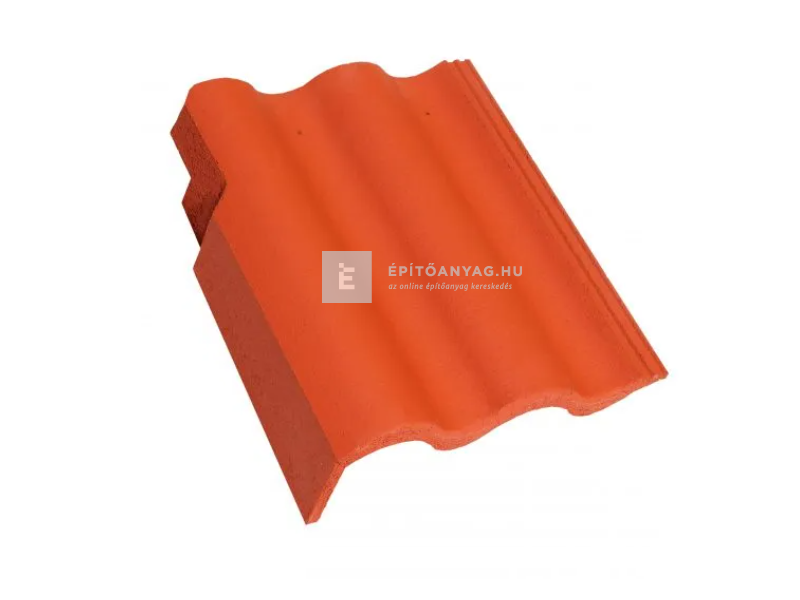 Terrán Synus szegélycserép bal ColorSystem meggypiros