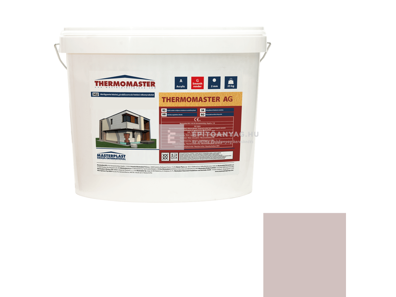 MP Thermomaster Akril vékonyvakolat, gördülőszemcsés 2 mm 18-E, 25 kg