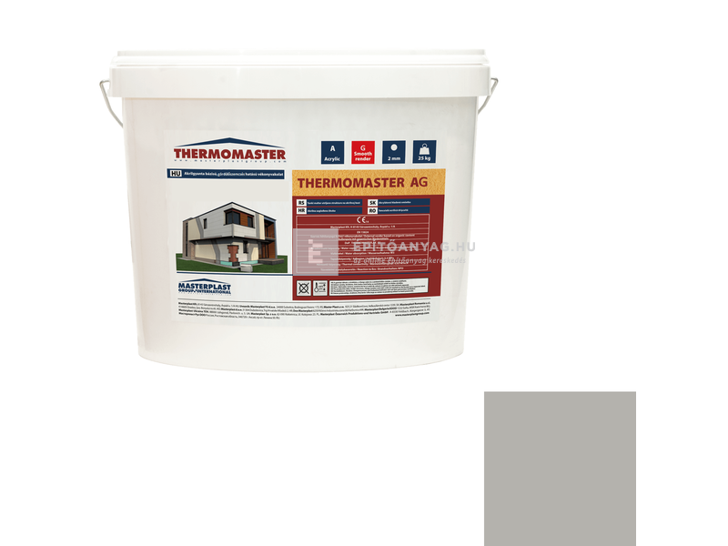 MP Thermomaster Akril vékonyvakolat, gördülőszemcsés 2 mm 46-D, 25 kg