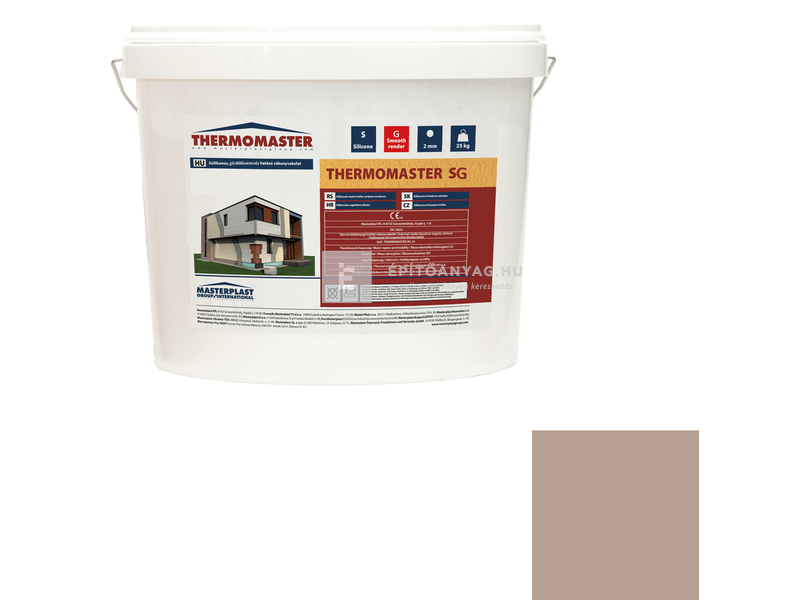 MP Thermomaster Szilikon vékonyvakolat, gördülőszemcsés 2 mm 44-C, 25 kg