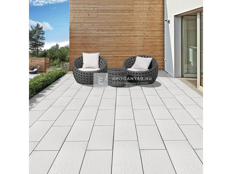 Semmelrock Carat Santino Járólap, fehér 80x40x4,2 cm