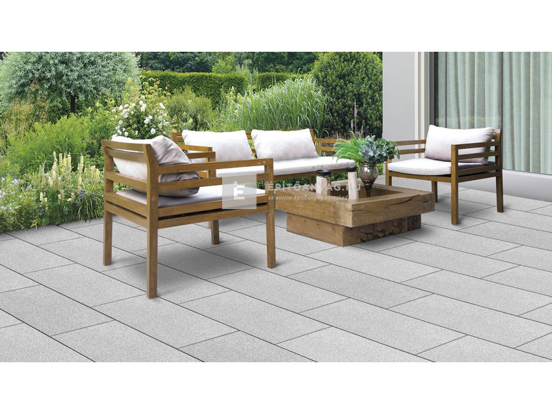 Semmelrock Carat Finezza Járólap, ezüst 80x40x3,9 cm