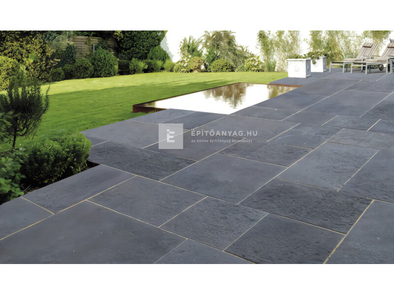 Semmelrock Bradstone Lias Medence szegély, hamuszürkea 80x30x3,3-5,8 cm