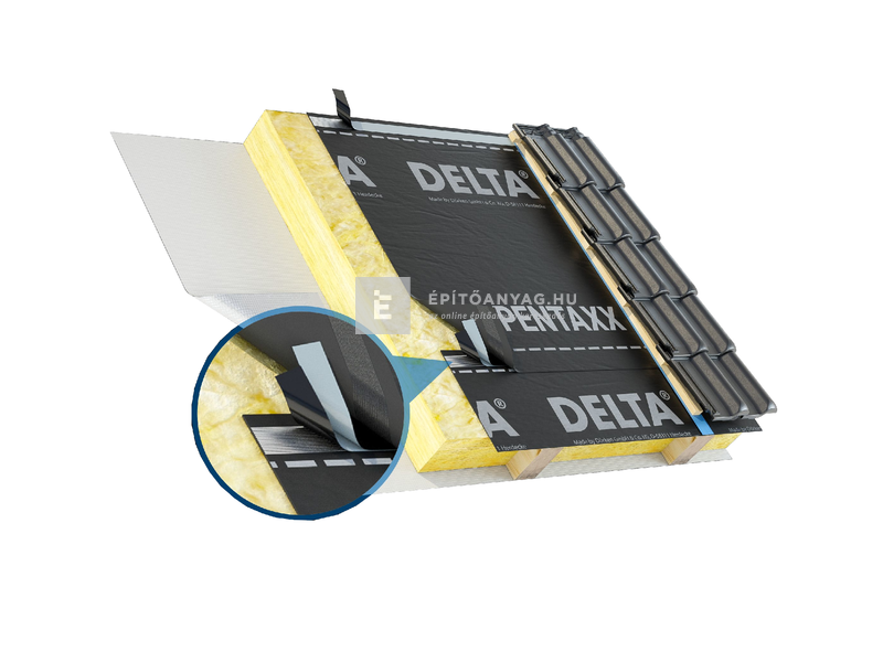 Dörken Delta Pentaxx Plus Diffúziós tetőfólia 1,5x50 m