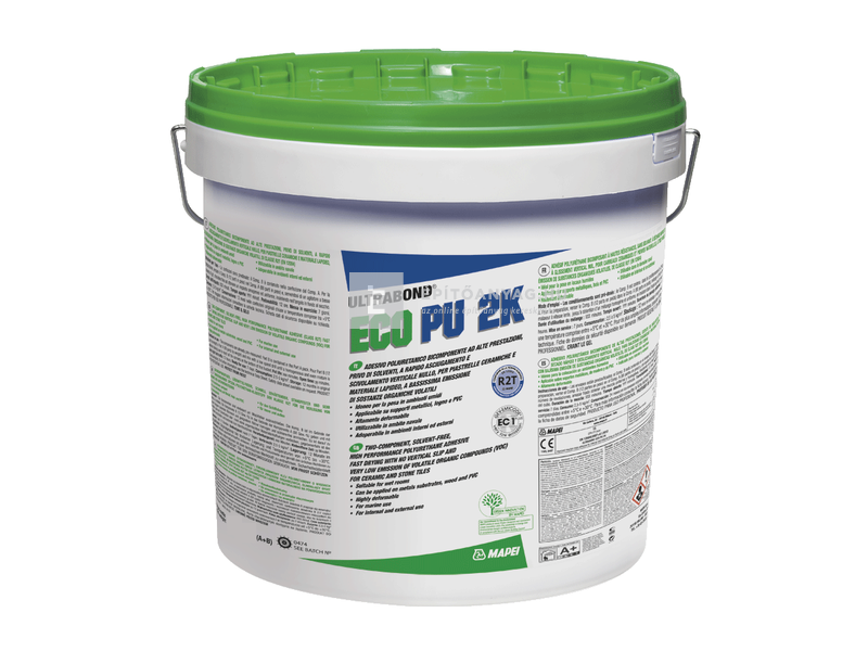 Mapei Ultrabond Eco PU 2K kétkomponensű ragasztó kerámia- és kőlapokhoz R2T fehér 5 kg