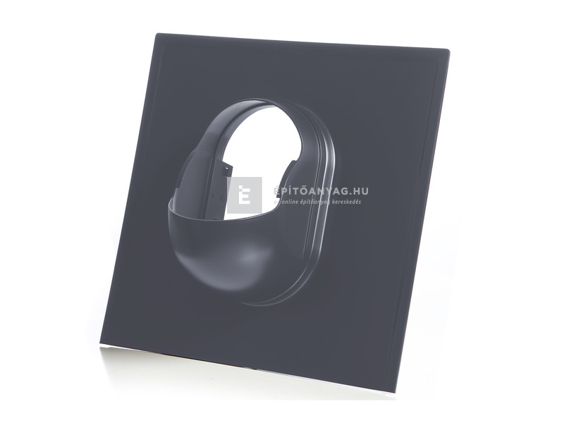 Klöber műanyag alapcserép zsindely/pala 40x40 cm DN125 szürke