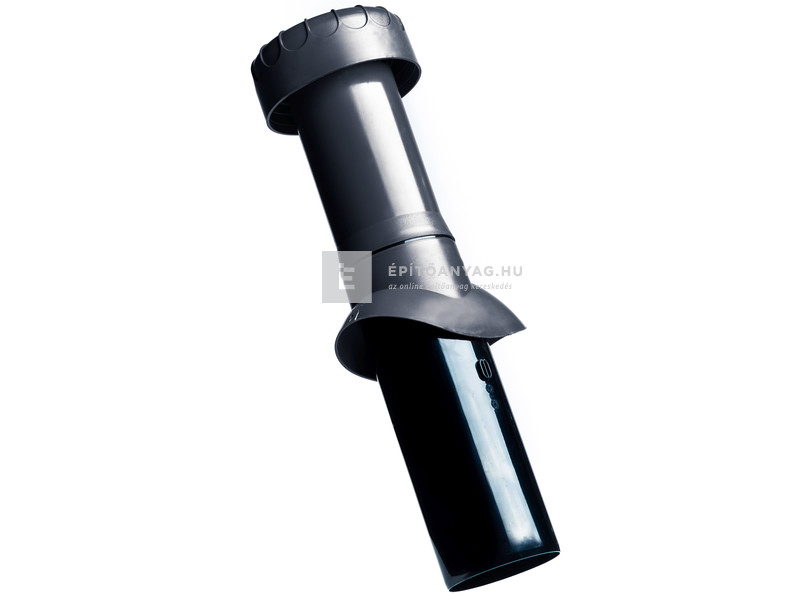 Klöber szellőzőcső + sapka DN100 antracit