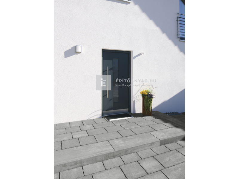 Viastein Blokklépcső élképzéssel antracit-fehér 100x40x15 cm CCP