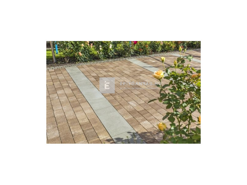 Leier Castrum Kombi térkő natúr sepia 5 cm