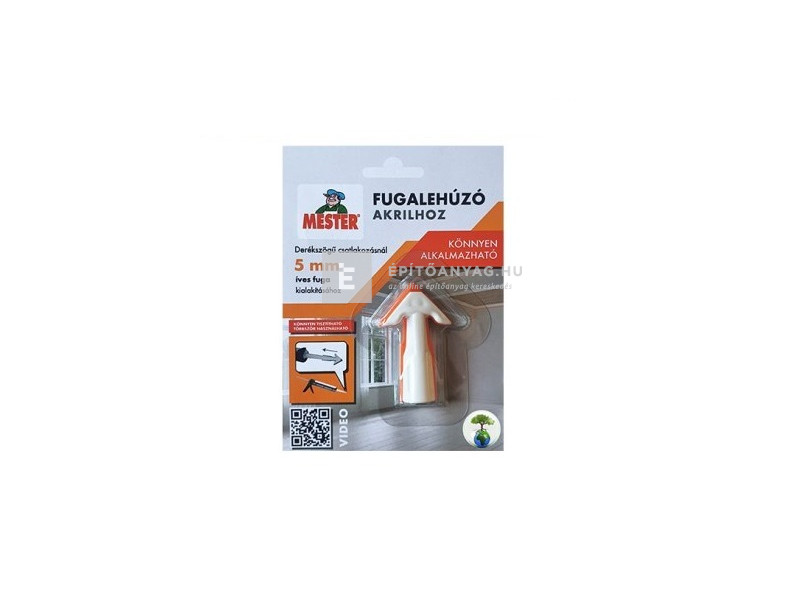 Fugalehúzó akrilhoz, íves 5 mm