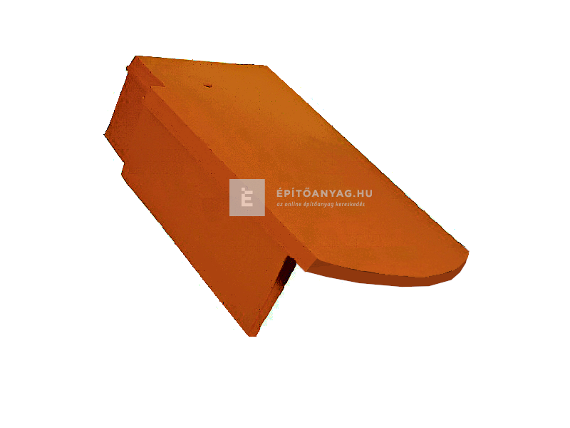 Creaton RÓNA szegmensvágású szegélycserép bal Nuance rézvörös engóbozott