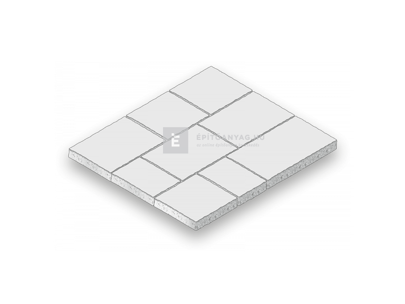 Viastein Almada Strukturált Kombi térkő Color & Protect védelemmel, bazalt árnyalt 6 cm