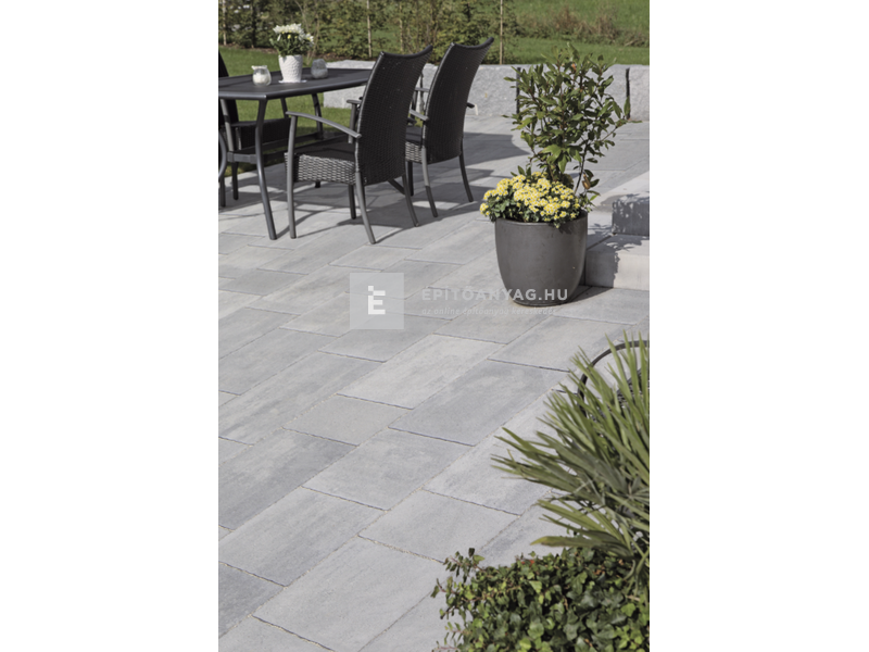 Viastein Almada Strukturált Kombi térkő Color & Protect védelemmel, bazalt árnyalt 6 cm