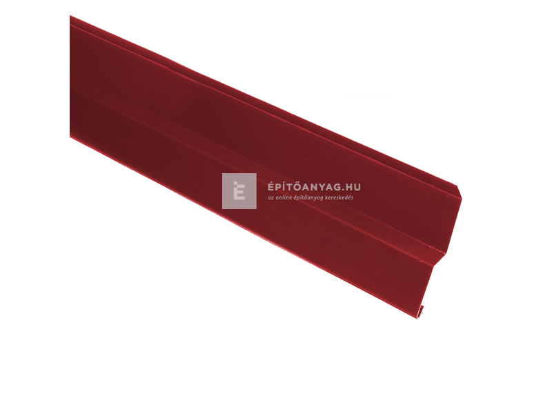 Terrán kéményszegély acél lemez, bordó 9x200 cm