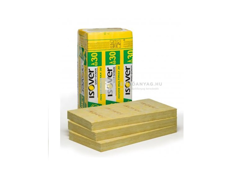 Isover Multimax 30 Üveggyapot lemez 1200x600x80 mm 5,04 m2/csomag
