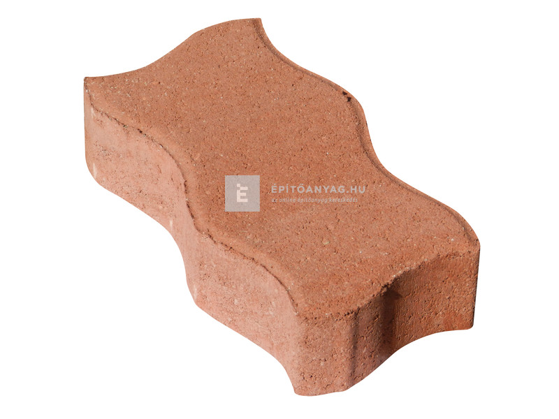 Leier Serpentino térkő piros 12x24x10 cm