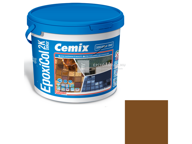 Cemix-LB-Knauf EpoxiCol 2K Dekor epoxi fugázó kakaó 7 kg