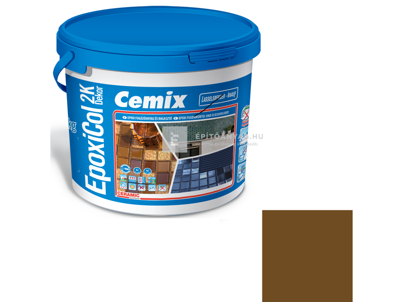 Cemix-LB-Knauf EpoxiCol 2K Dekor epoxi fugázó kávé 7 kg