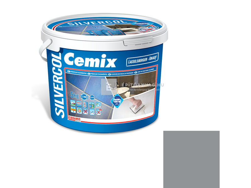 Cemix SilverCol fugázó 2-15 mm betonszürke 5 kg