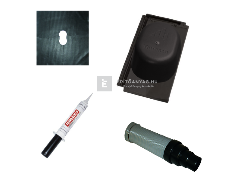 Tondach V11 csatornaszellőző szett FusionProtect antracit