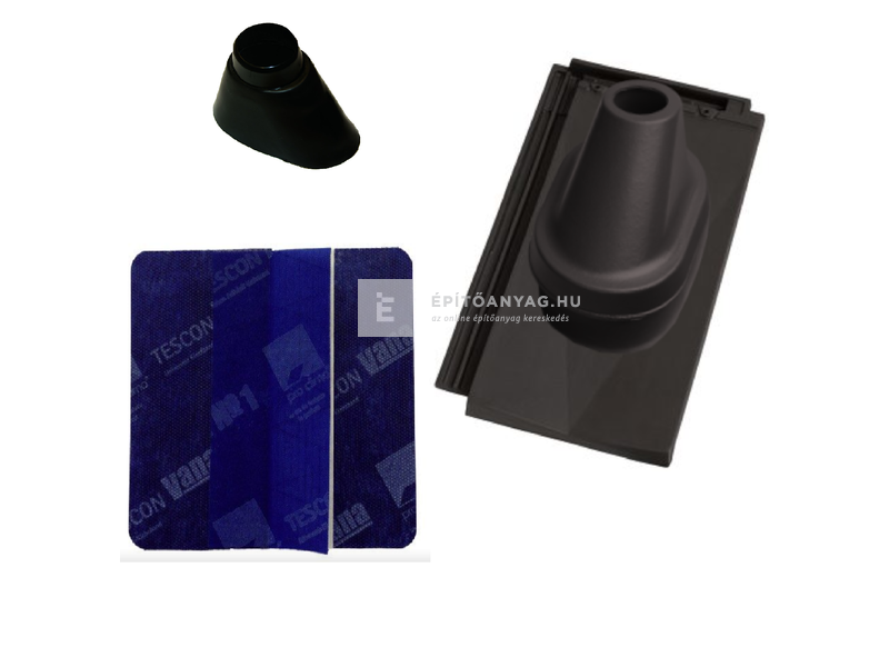 Tondach V11 antennakivezető szett FusionProtect antracit