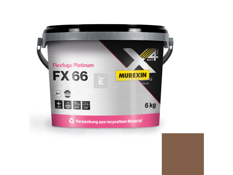 Murexin FX 66 EP Platinum flexfugázó 7 mm-ig, mogyoróbarna 6 kg