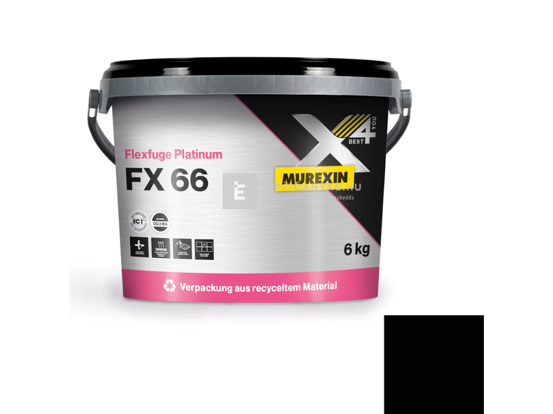 Murexin FX 66 EP Platinum flexfugázó 7 mm-ig, fekete 6 kg