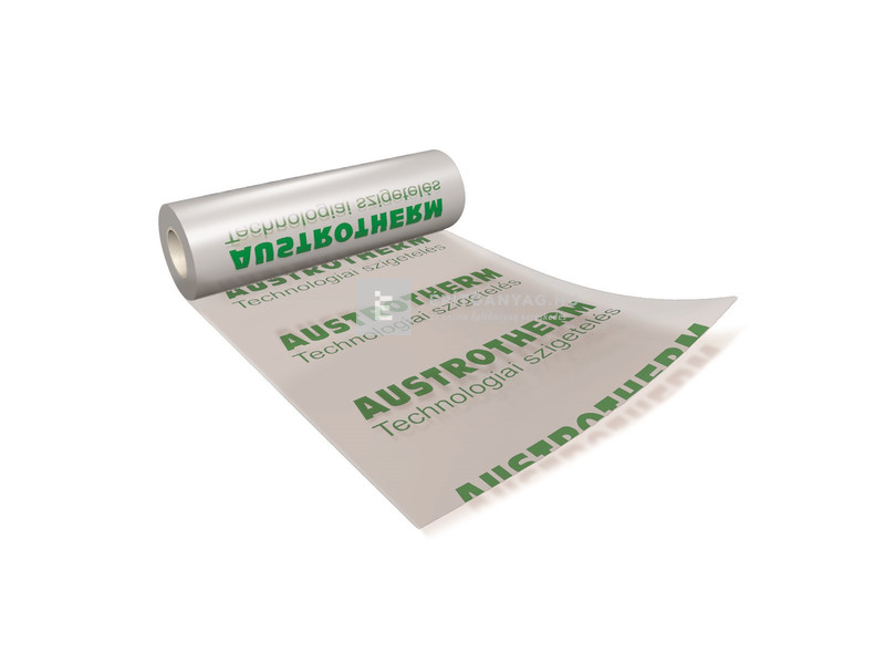 Austrotherm technológiai szigetelés 0,09 mm vastag polietilén fólia, 100 m2/tekercs