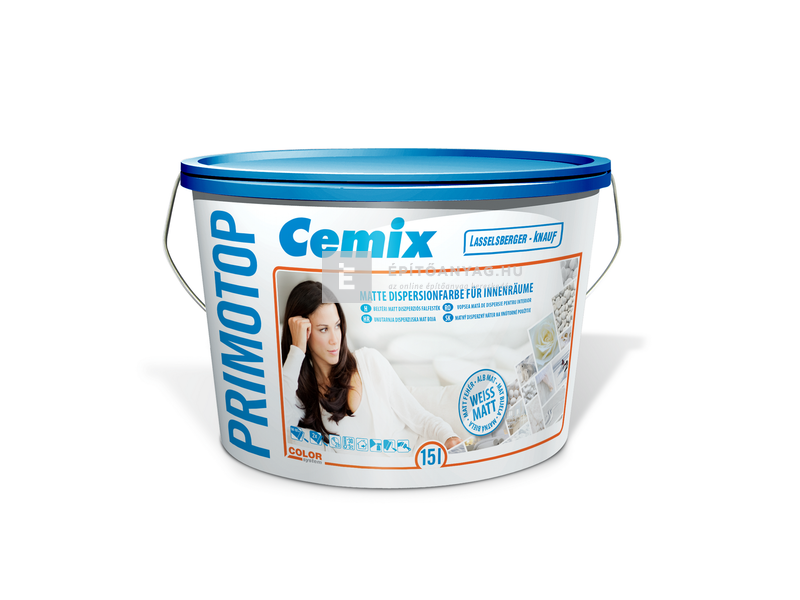 Cemix PrimoTOP beltéri falfesték mattfehér 15 l