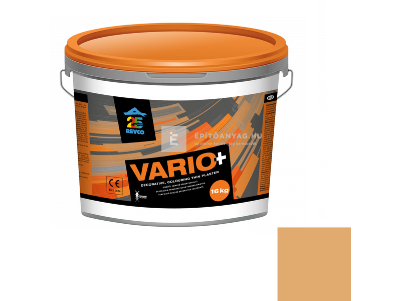 Revco Vario Spachtel Vékonyvakolat, kapart 1 mm caramel 3, 16 kg