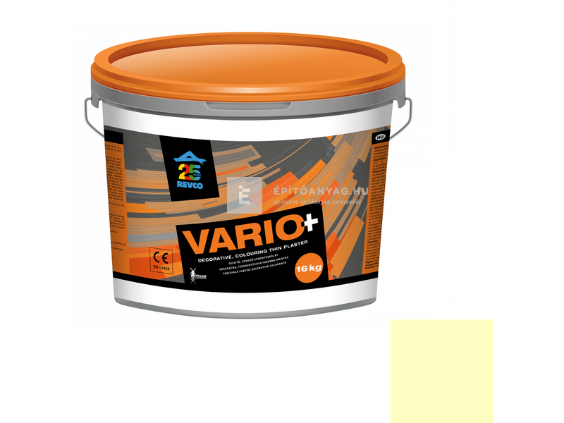 Revco Vario Spachtel Vékonyvakolat, kapart 1 mm lemon 1, 16 kg