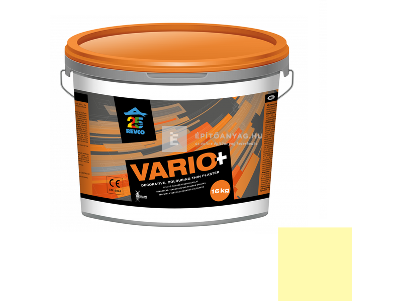 Revco Vario Spachtel Vékonyvakolat, kapart 1 mm lemon 2, 16 kg