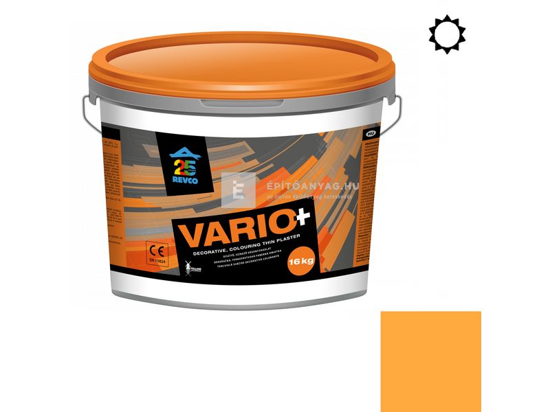 Revco Vario Spachtel Vékonyvakolat, kapart 1 mm mandarin 5, 16 kg