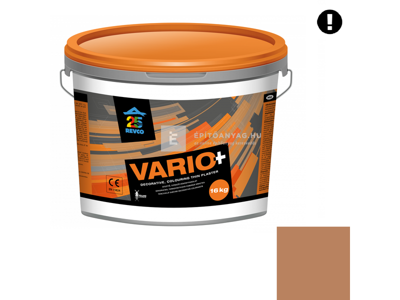 Revco Vario Spachtel Vékonyvakolat, kapart 1 mm mocca 5, 16 kg