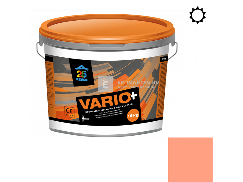 Revco Vario Spachtel Vékonyvakolat, kapart 1 mm salmon 4, 16 kg