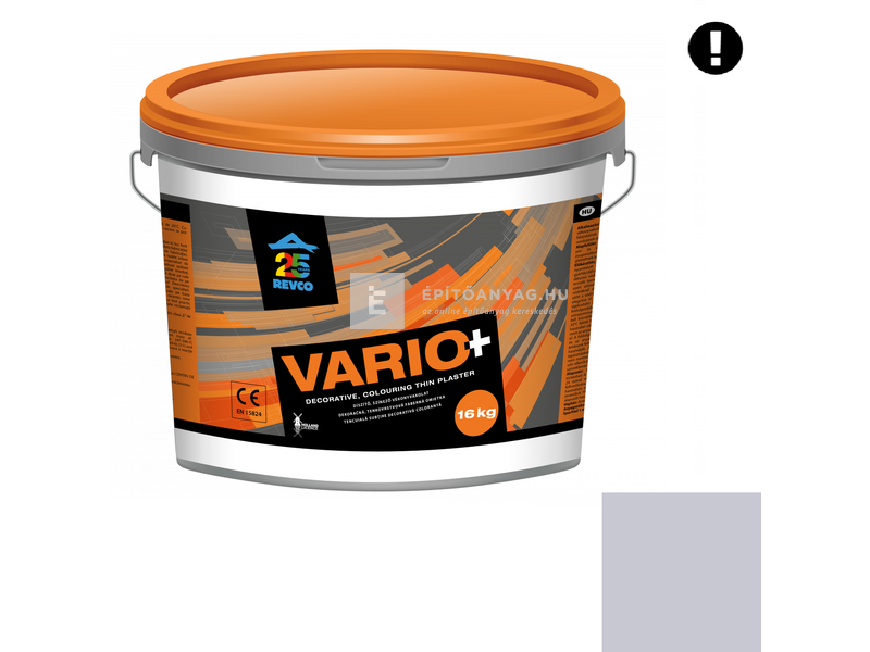 Revco Vario Spachtel Vékonyvakolat, kapart 1,5 mm grafit 5, 16 kg