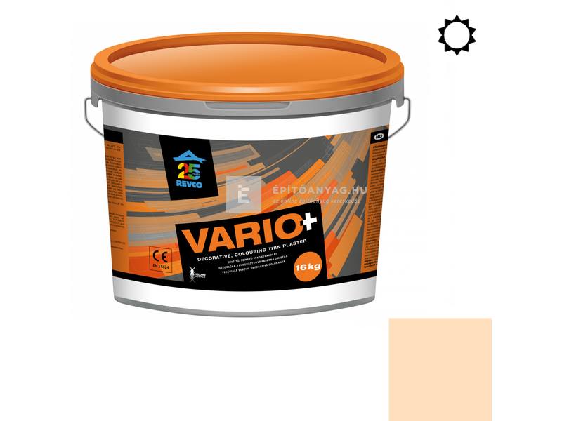 Revco Vario Spachtel Vékonyvakolat, kapart 2,5 mm mandarin 1, 16 kg