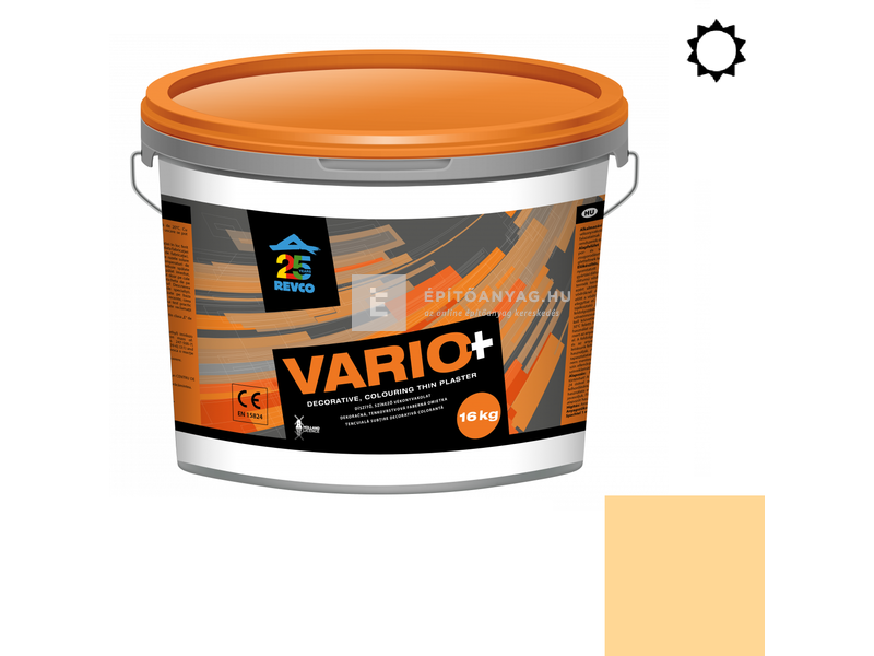 Revco Vario Spachtel Vékonyvakolat, kapart 2,5 mm orange 2, 16 kg