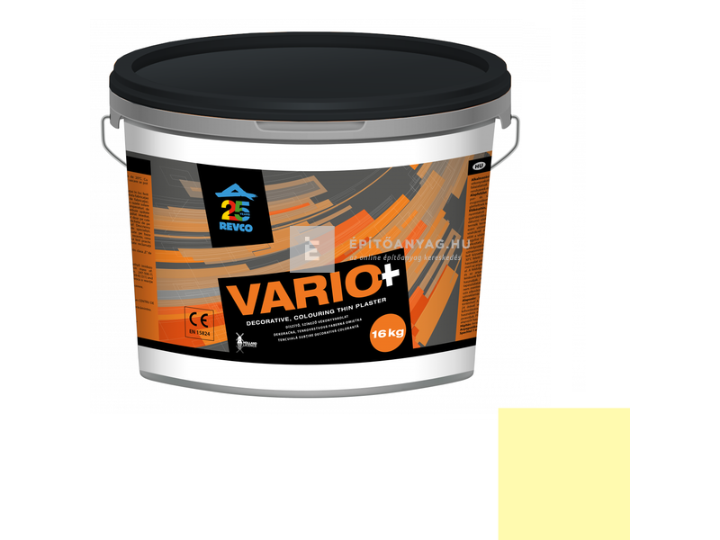 Revco Vario Struktúra Vékonyvakolat, gördülőszemcsés 2 mm lemon 2, 16 kg